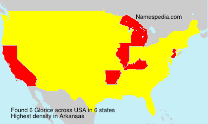 Surname Glorice in USA Surname Glorice in USA