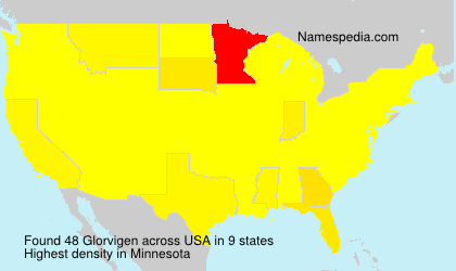 Surname Glorvigen in USA Surname Glorvigen in USA