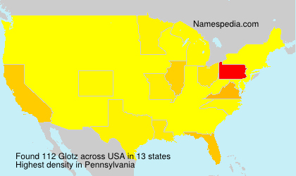 Surname Glotz in USA Surname Glotz in USA