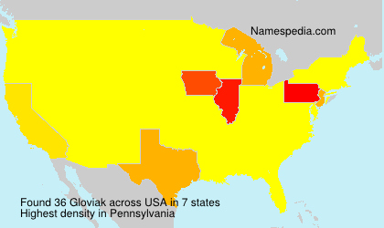 Surname Gloviak in USA Surname Gloviak in USA
