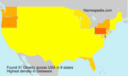 Surname Glowitz in USA Surname Glowitz in USA