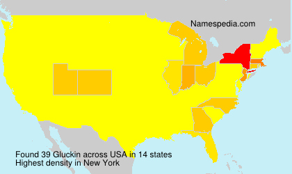 Surname Gluckin in USA Surname Gluckin in USA