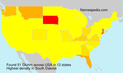 Surname Gluhm in USA Surname Gluhm in USA