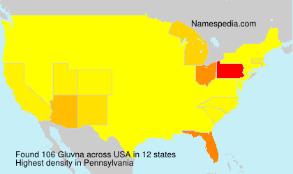 Surname Gluvna in USA Surname Gluvna in USA