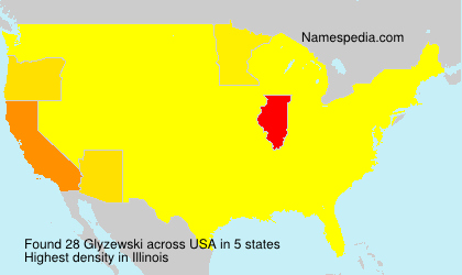 Surname Glyzewski in USA Surname Glyzewski in USA