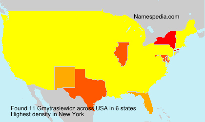 Surname Gmytrasiewicz in USA Surname Gmytrasiewicz in USA