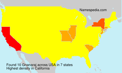 Surname Gnanaraj in USA Surname Gnanaraj in USA