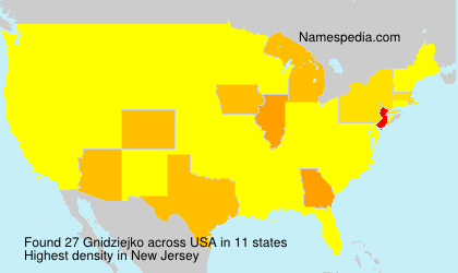 Surname Gnidziejko in USA Surname Gnidziejko in USA