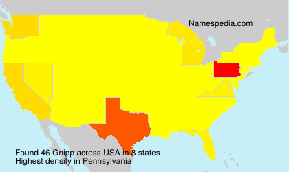 Surname Gnipp in USA Surname Gnipp in USA
