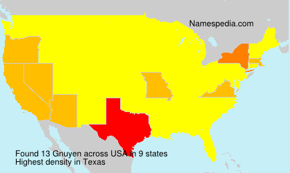 Surname Gnuyen in USA Surname Gnuyen in USA