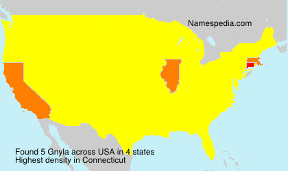 Surname Gnyla in USA Surname Gnyla in USA