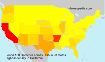 Surname Goatcher in USA Surname Goatcher in USA