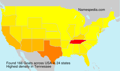 Surname Goats in USA Surname Goats in USA