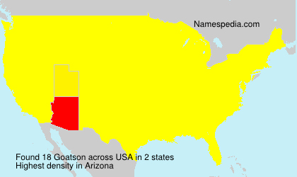 Surname Goatson in USA Surname Goatson in USA