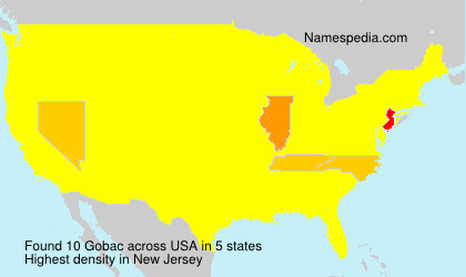 Surname Gobac in USA Surname Gobac in USA