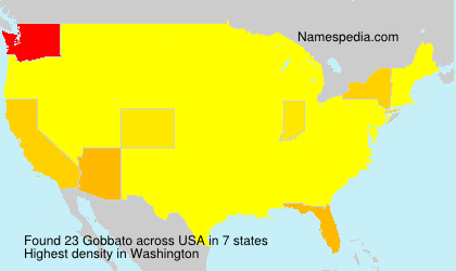 Surname Gobbato in USA Surname Gobbato in USA