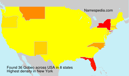 Surname Gobeo in USA