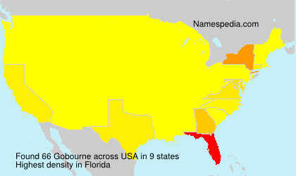 Surname Gobourne in USA