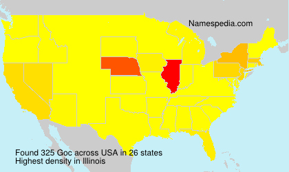 Surname Goc in USA Surname Goc in USA