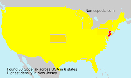 Surname Goceljak in USA Surname Goceljak in USA