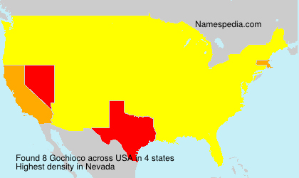 Surname Gochioco in USA Surname Gochioco in USA