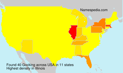 Surname Gocking in USA Surname Gocking in USA