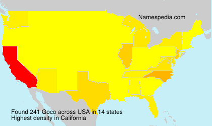 Surname Goco in USA Surname Goco in USA