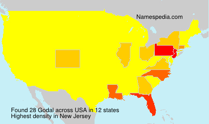 Surname Godal in USA Surname Godal in USA