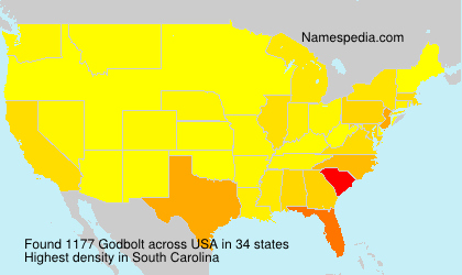 Surname Godbolt in USA Surname Godbolt in USA