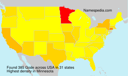 Surname Gode in USA Surname Gode in USA