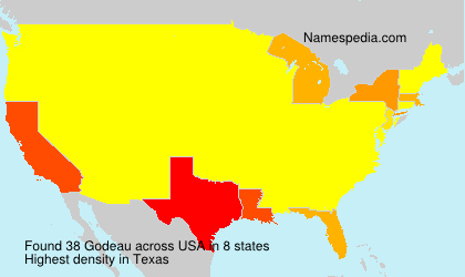 Surname Godeau in USA