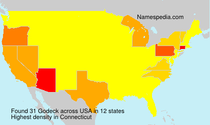 Surname Godeck in USA Surname Godeck in USA