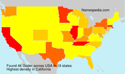 Surname Goder in USA Surname Goder in USA