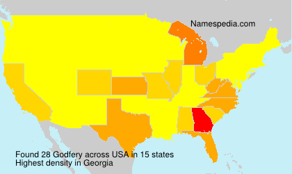 Surname Godfery in USA Surname Godfery in USA