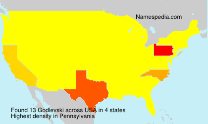 Surname Godlevski in USA Surname Godlevski in USA