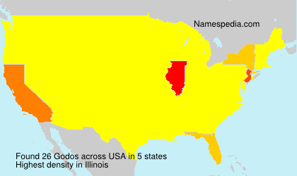 Surname Godos in USA Surname Godos in USA