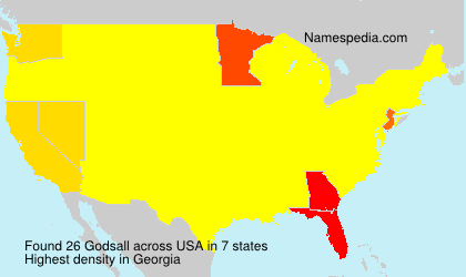 Surname Godsall in USA Surname Godsall in USA