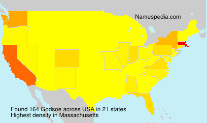 Surname Godsoe in USA Surname Godsoe in USA