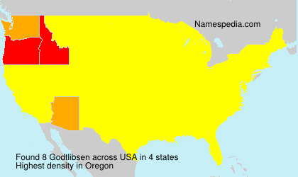 Surname Godtlibsen in USA Surname Godtlibsen in USA