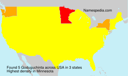 Surname Goduguchinta in USA Surname Goduguchinta in USA