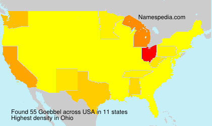 Surname Goebbel in USA Surname Goebbel in USA