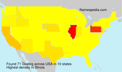 Surname Goebig in USA Surname Goebig in USA