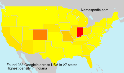 Surname Goeglein in USA Surname Goeglein in USA