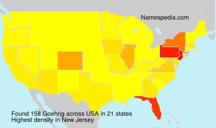 Surname Goehrig in USA Surname Goehrig in USA