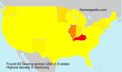 Surname Goeing in USA Surname Goeing in USA