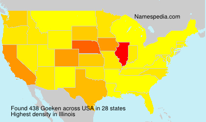 Surname Goeken in USA Surname Goeken in USA