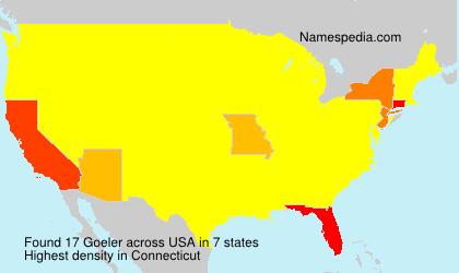 Surname Goeler in USA Surname Goeler in USA