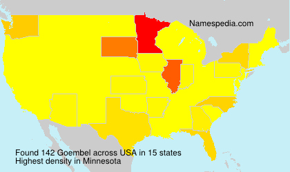 Surname Goembel in USA Surname Goembel in USA