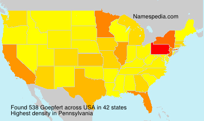 Surname Goepfert in USA Surname Goepfert in USA