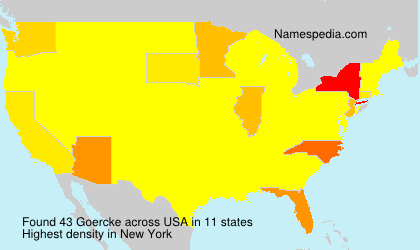 Surname Goercke in USA Surname Goercke in USA